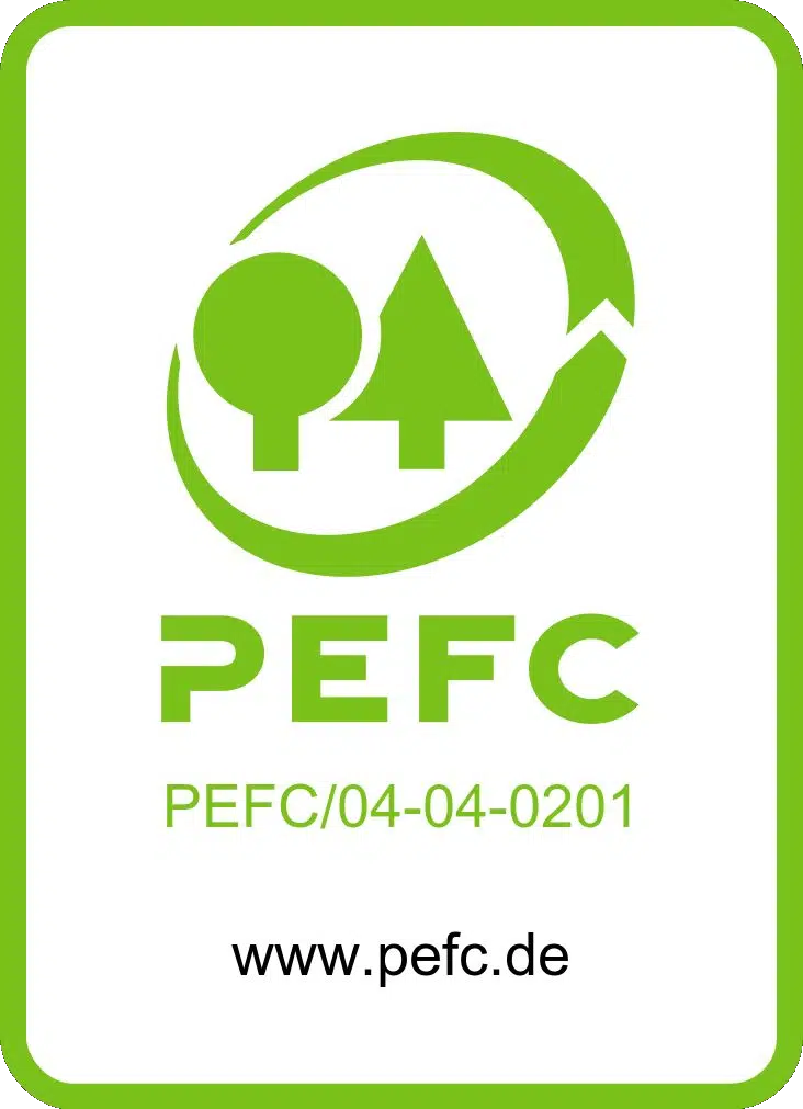PEFC Logo für Nachhaltigkeit