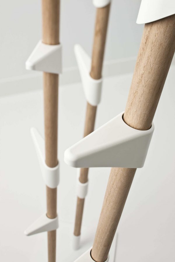 Detailaufnahme Garderobenhacken von Bamboo